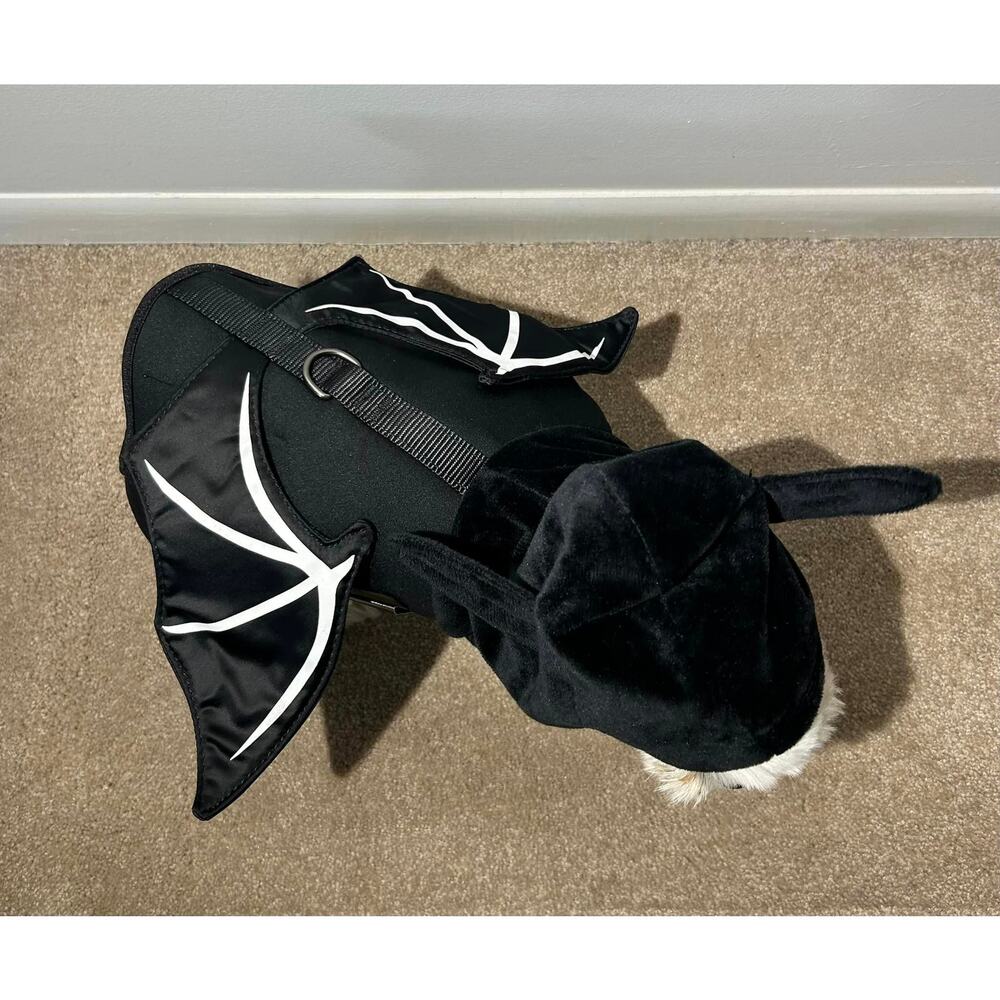 Thrills & Chills Collection Halloween Pet Costume Bat for Dog Medium Harness